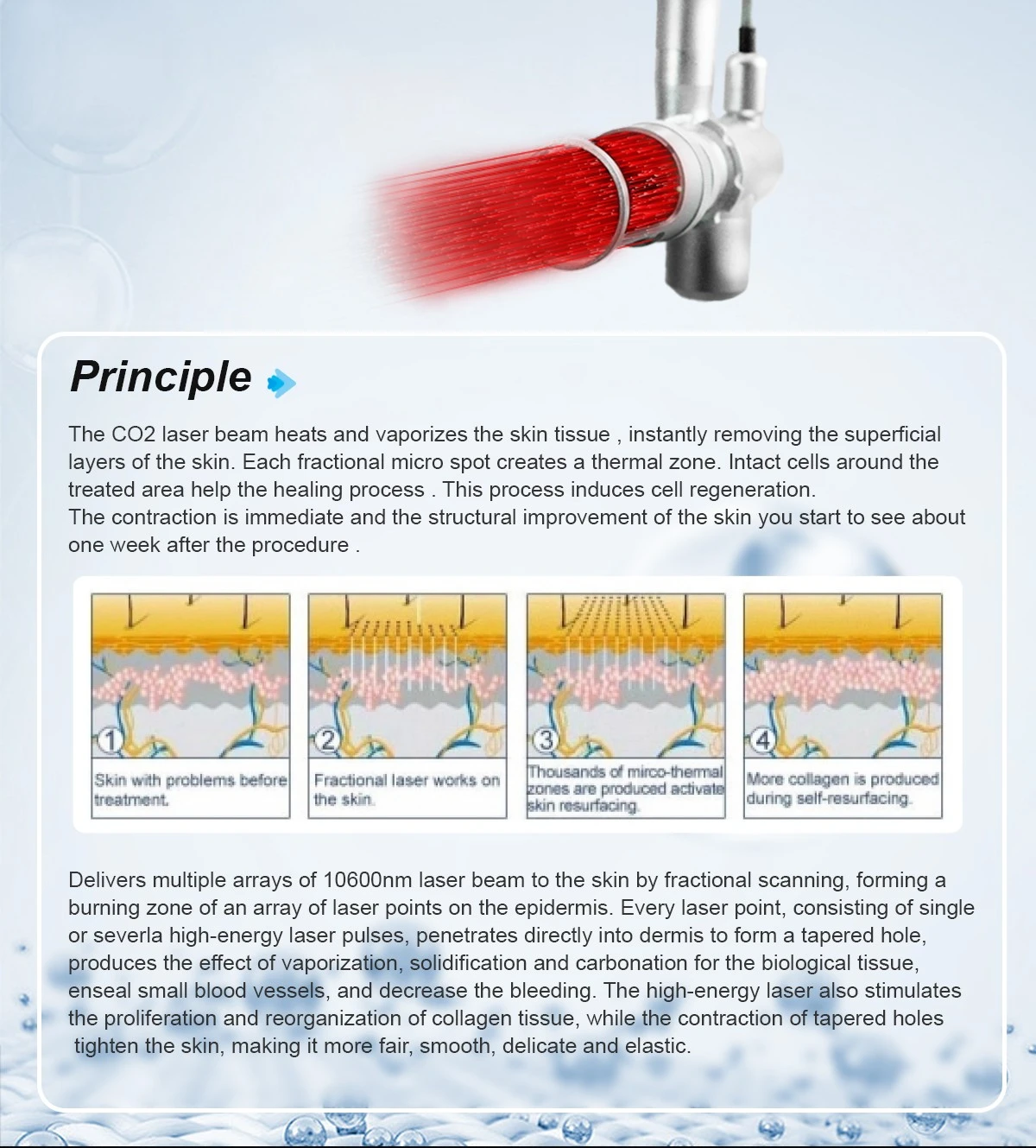 Medical Fractional CO2 Laser Machine Medical Fractional CO2 Laser Machine
